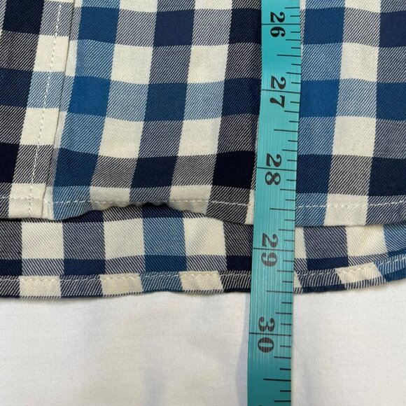 The North Face Men’s Blue Gingham Check Long Sleeve Button Up Shirt Medium EUC - Picture 8 of 8